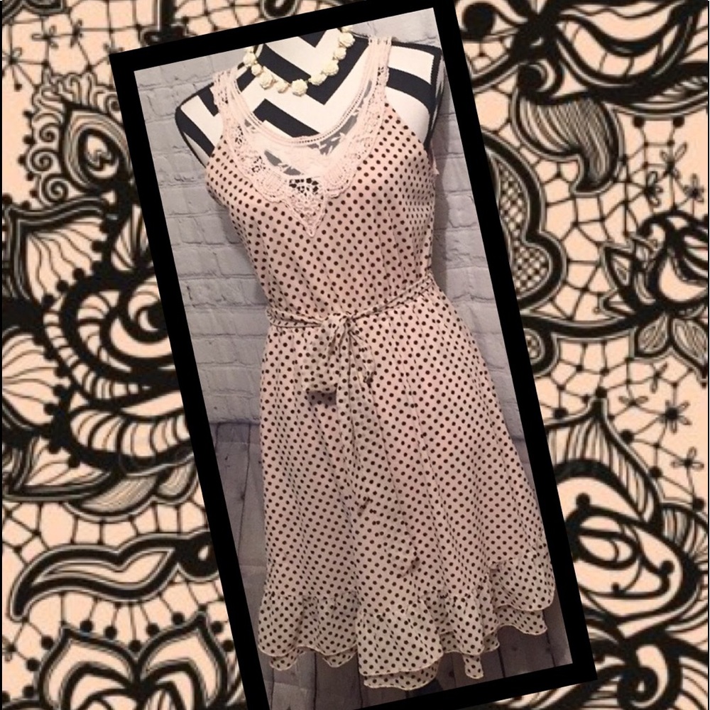 Elle Casual Polka Dot Dress - Picture 8 of 9